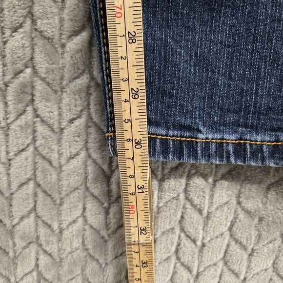 Torrid Stretch Boyfriend Straight Jeans Size 20‎ Blue Pockets Distressed - Picture 8 of 9